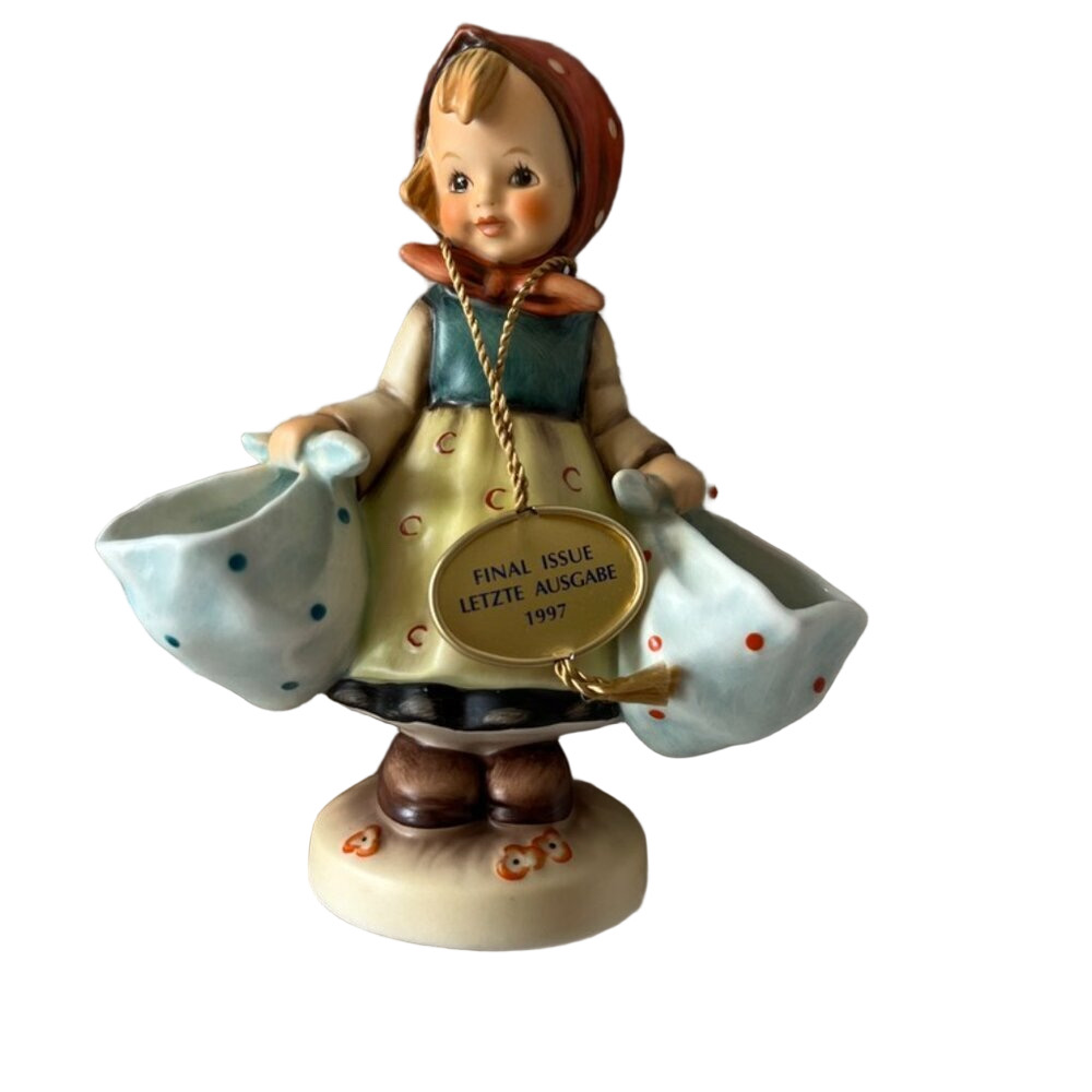 Vintage Goebel Hummel Figurine "Mother's Darling" Girl #175 Cottagecore